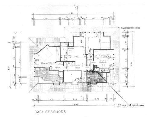 Grundriss Dachgeschoss