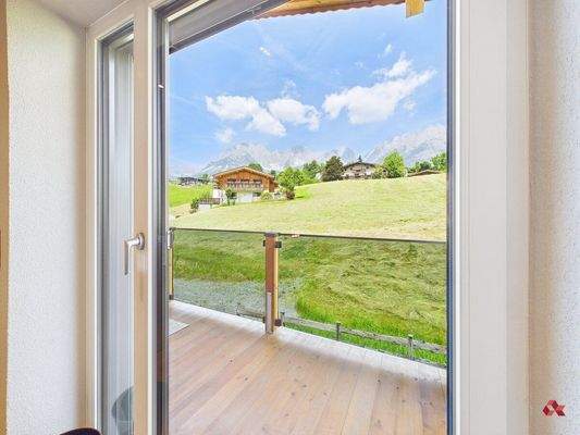 Ausblick Schlafzimmer