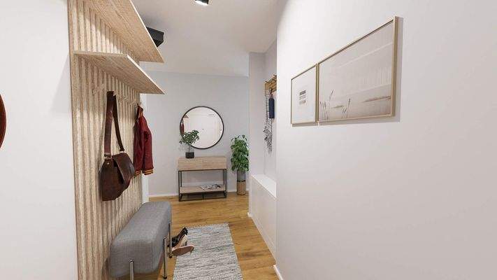 Heller und freundlicher Eingangsbereich