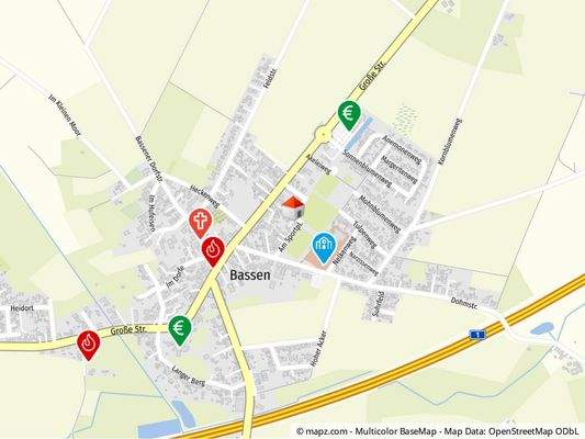 Geolyzer Kartenausschnitt