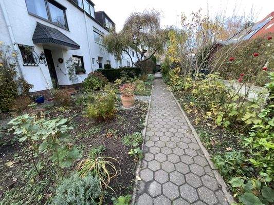 Zuwegung zum Haus