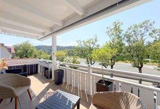 West-Balkon mit Isarblick