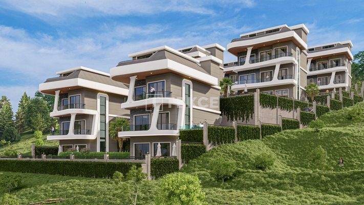 Detached Hill-Side Villas in Alanya Kargıcak