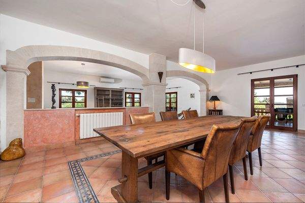 Ansicht des Essbereichs