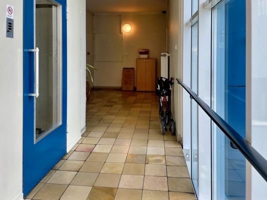 Stufenloser Zugang zur Wohnung