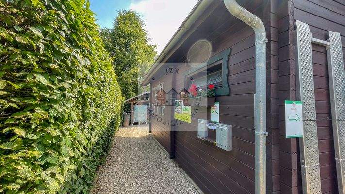 Durchgang zu den Toiletten