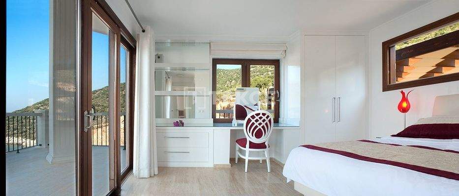 Private Beach Villa with Uninterrupted Sea Views in Kaş Kalkan