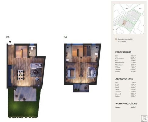Grundriss Chalet TOP 2