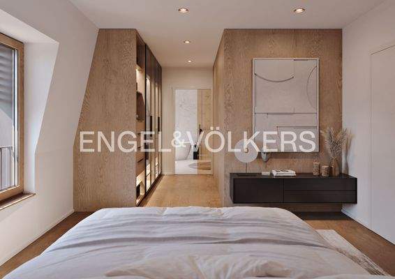 Schlafzimmer mit Bad en Suite