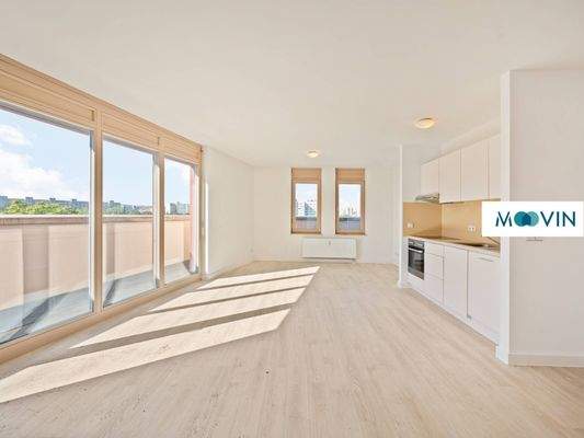 Ansicht II: Wohn- und Essbereich