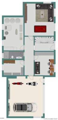 Grundriss-Skizze Untergeschoss