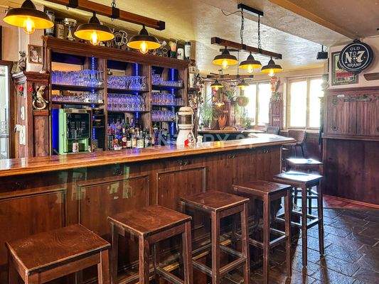 Bartheke im Erdgeschoss