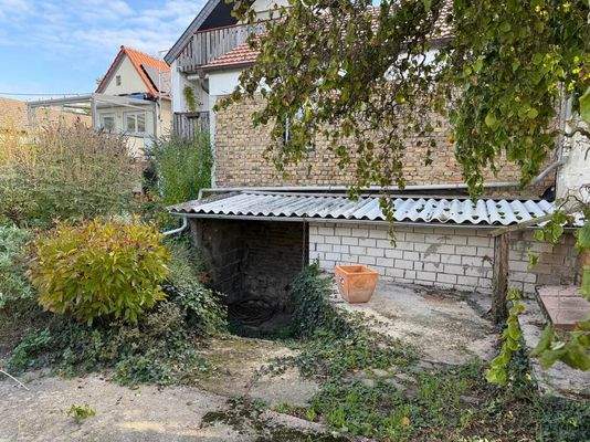 Kellerabgang Gartenseitig