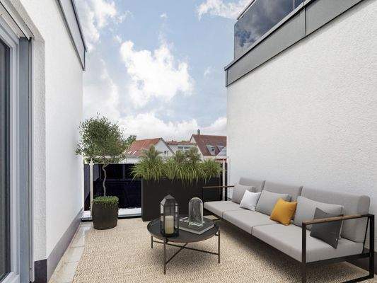 Visualisierung Dachterrasse