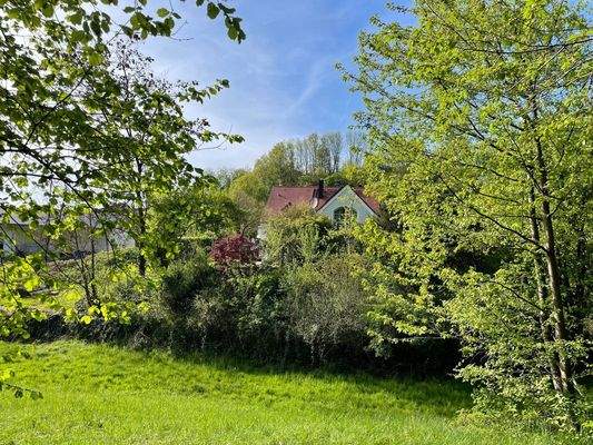 von außen nicht einsehbar