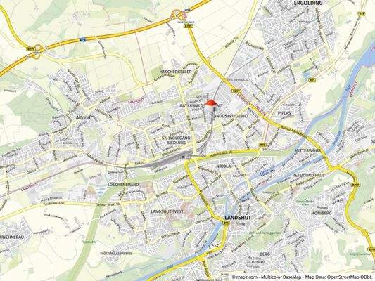 Geolyzer Kartenausschnitt