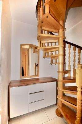 Wendeltreppe im Souterrain