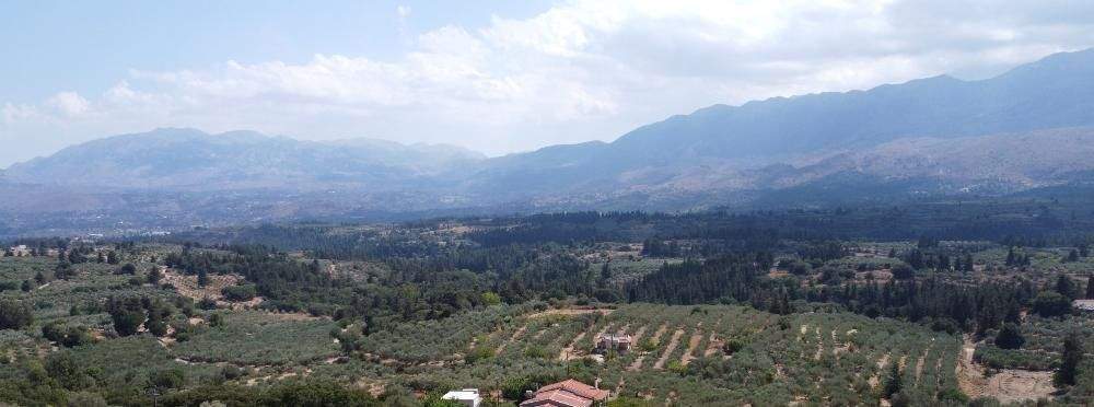 Kreta, Kaina: Grundstück mit herrlichem Bergblick zu verkaufen