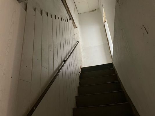 Treppe zu Gemeinschaftsräumen 