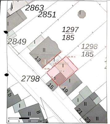Flurkarte mit Baufenster