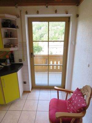 Ausgang auf den großzügigen Südwestbalkon 