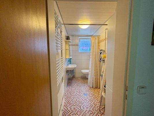 Barrierefreie Dusche im EG