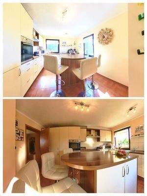 Helle Einbauküche mit viel Stauraum