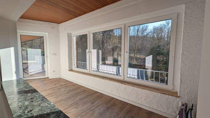 Zugang zum Balkon DG