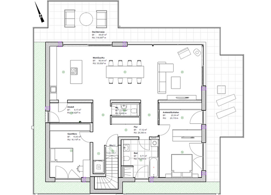 Grundriss - Wohnung 3.1