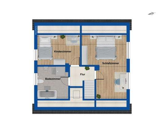 Grundriss Obergeschoss