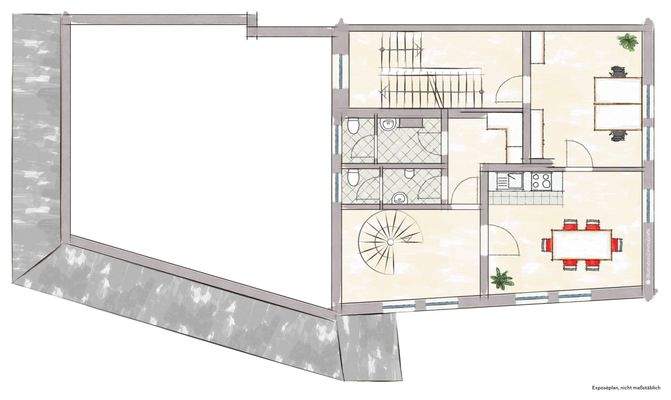 Grundriss 1. OG - Gewerbe