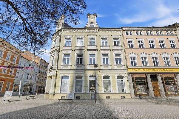 vom Markt aus die Ansicht