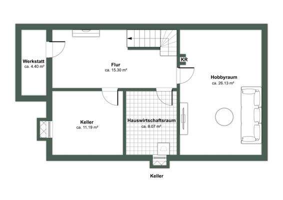 Grundriss Keller