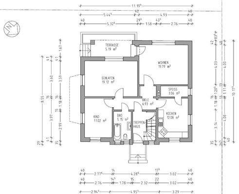 Grundriss Erdgeschoss