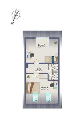 Grundriss Dachgeschoss