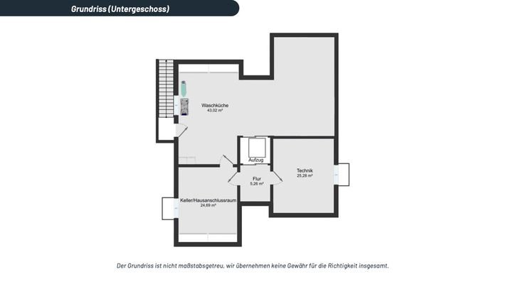 Grundriss (Untergeschoss)