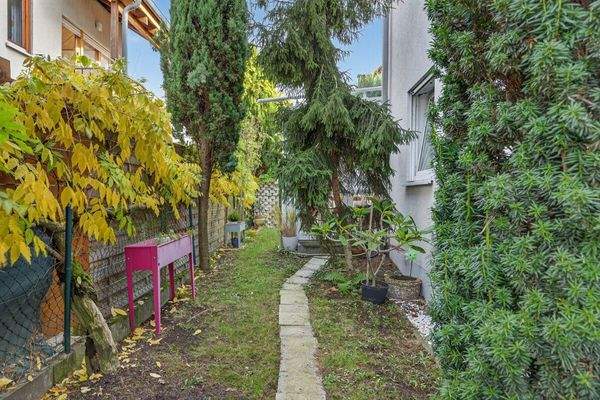 Gartenanteil an der Terrasse