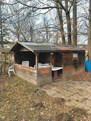 Gartenhaus mit Schuppen