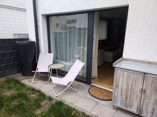 netter kleiner Privatgarten