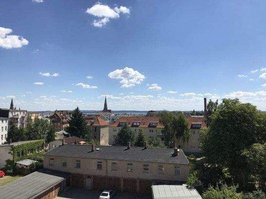 Der Blick vom Balkon aus