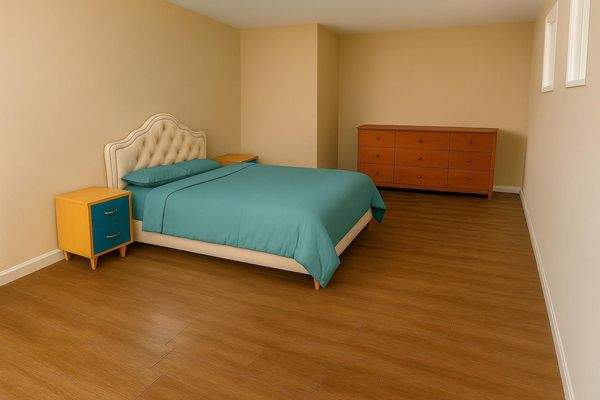 Schlafzimmer Ansicht 1 3D Grafik