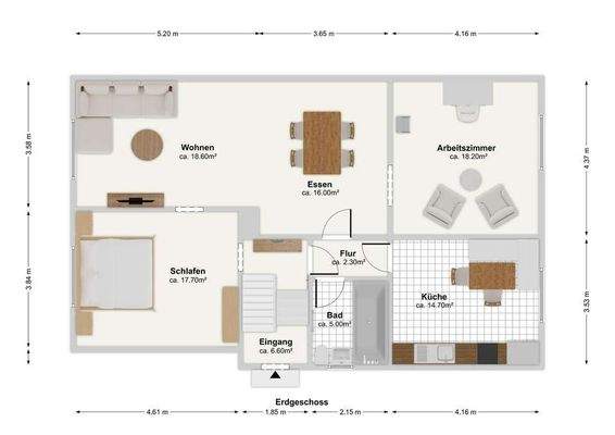 Grundriss Erdgeschoss