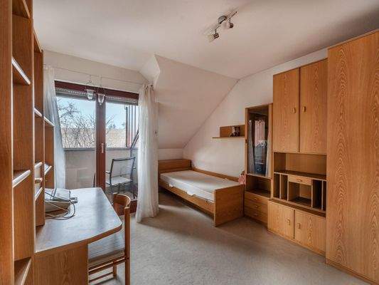 (Schlaf)-Zimmer mit Loggia-Zugang