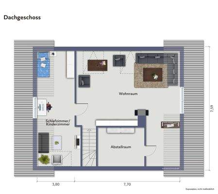 Grundriss Dachgeschoss