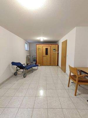 Hobbykeller mit Sauna