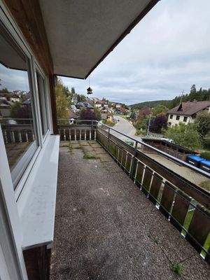 Balkon mit Landschaftsblick