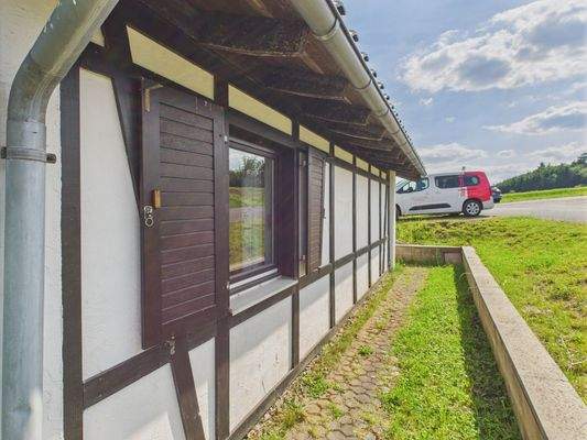 Seitenansicht Straße