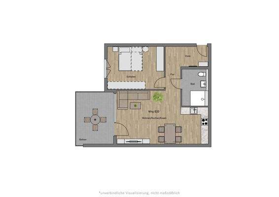 Grundriss Wohnung B20