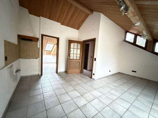 Option auf Wohnküche oder Schlafräume