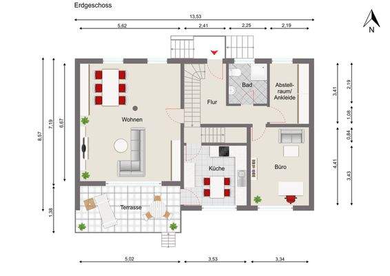 Grundriss Erdgeschoss